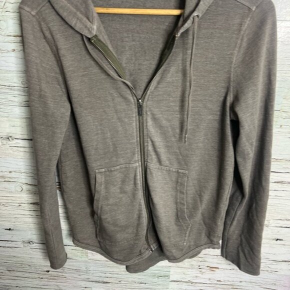Splendid Olive Green brown Zip-Up Hoodie size small - Picture 4 of 8